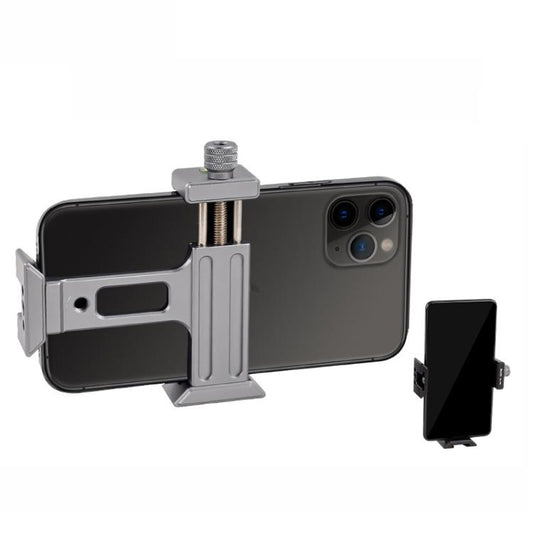 XILETU  XJ-T8 Metal Phone Holder Clamp With Cold Shoe 1/4-inch Screw Hole & Arca-Swiss Compatible Base(Black) - Lens & Accessories by XILETU | Online Shopping UK | buy2fix