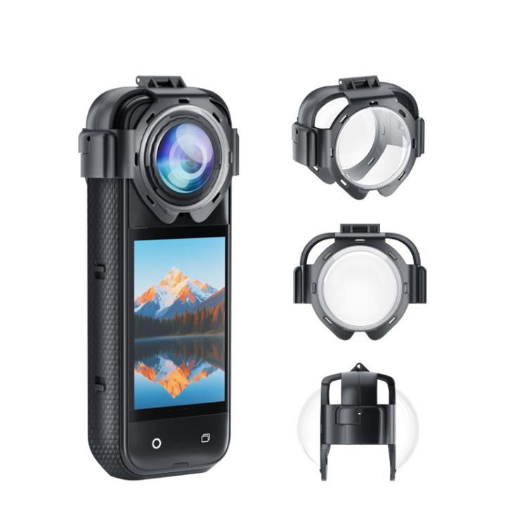 For Insta360 X5 Anti-Fog Snap-On Lens Protector Durable Glass Cover - Len Accessories by buy2fix | Online Shopping UK | buy2fix