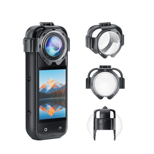 For Insta360 X5 Anti-Fog Snap-On Lens Protector Durable Glass Cover - Len Accessories by buy2fix | Online Shopping UK | buy2fix