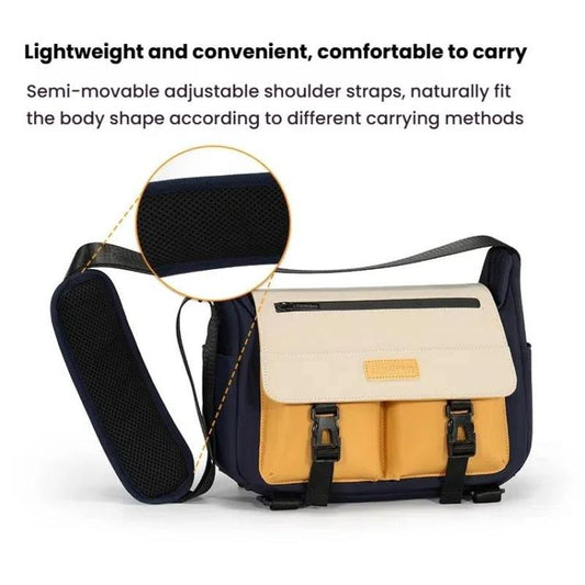 Cwatcun D191 Medium Shoulder Camera Bag Waterproof Crossbody Microsingle DSLR Camera Messenger Bag - Strap Satchel by Cwatcun | Online Shopping UK | buy2fix