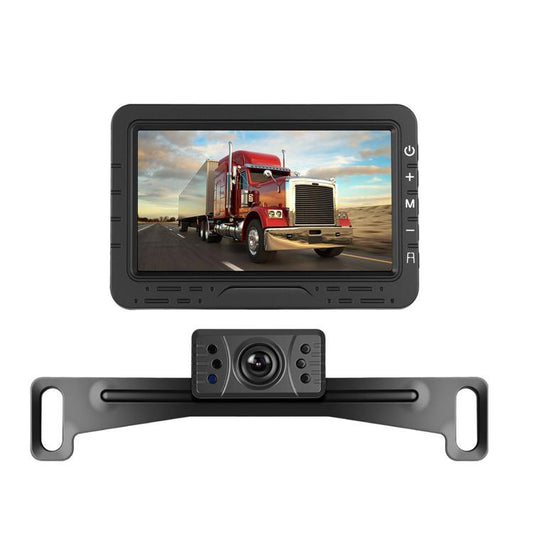 4.3 Inch Reversing Display Digital Wired HD 1 To 1 Set, Spec: Europe - Car Monitor by buy2fix | Online Shopping UK | buy2fix