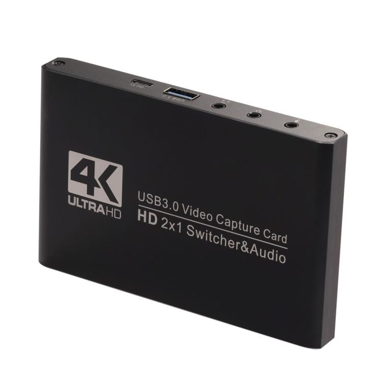 USB 3.0 HD Video Capture Card 4K Camera Computer Game Live Recording Box - Video Capture Solutions by buy2fix | Online Shopping UK | buy2fix