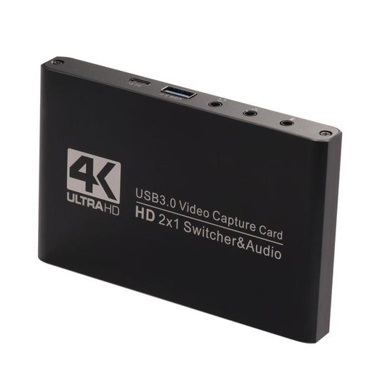 USB 3.0 HD Video Capture Card 4K Camera Computer Game Live Recording Box - Video Capture Solutions by buy2fix | Online Shopping UK | buy2fix