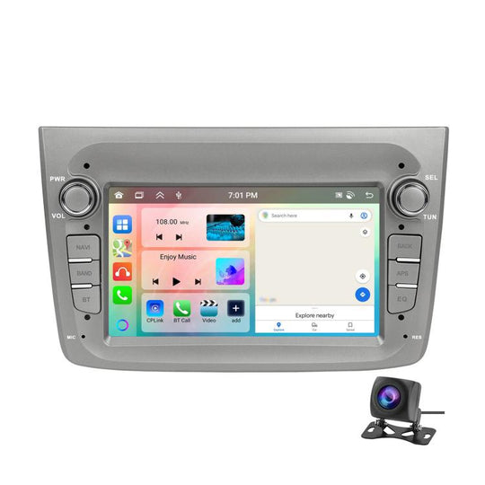 For Alfa Romeo MITO 2008-2016 7 inch Horizontal Screen Android 15 Carplay Car Center Control Integrated Machine, Memory: 4+64G(Standard+AHD Camera)