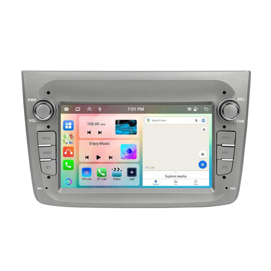 For Alfa Romeo MITO 2008-2016 7 inch Horizontal Screen Android 15 Carplay Car Center Control Integrated Machine, Memory: 2+64G(Standard)