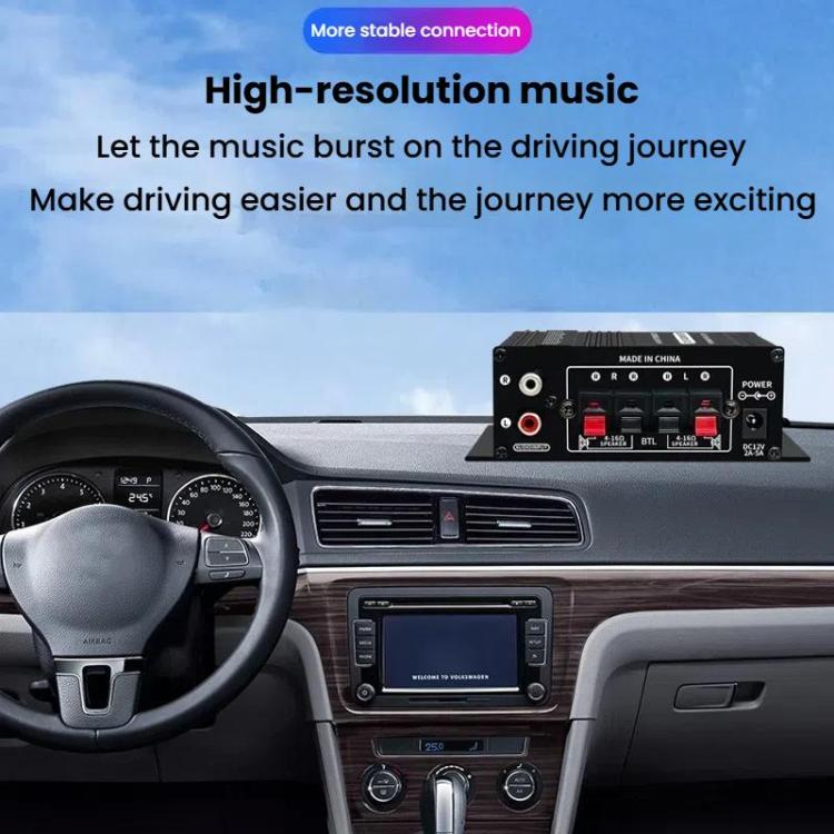AK270 Car Home Stereo Mini Amplifier - Car Amplifiers by buy2fix | Online Shopping UK | buy2fix