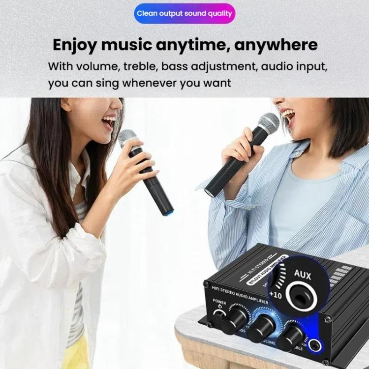 AK270 Car Home Stereo Mini Amplifier - Car Amplifiers by buy2fix | Online Shopping UK | buy2fix