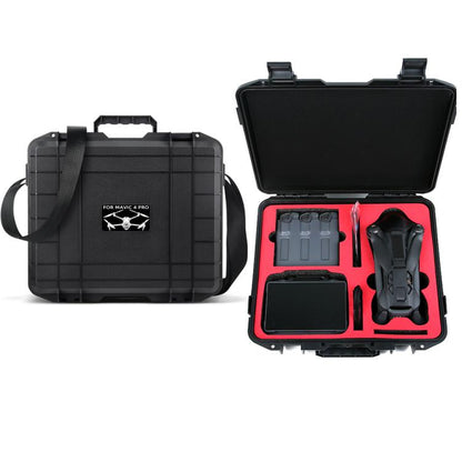 For DJI Mavic 4 Pro Creator Combo RC Pro 2 Explosion-Proof Case Storage Box Suitcase With Shoulder Strap(White Pattern) - Backpacks & Bags by buy2fix | Online Shopping UK | buy2fix