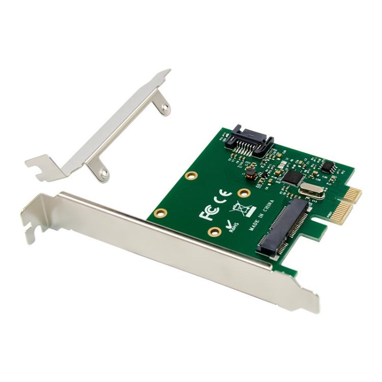 SUNWEIT ST58 PCIe X1 ASM1061 Single Port MSATA 6Gbps SSD Disk Storage Expansion Card - eSATA & SATA & IDE by buy2fix | Online Shopping UK | buy2fix