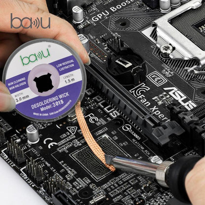 BAKU BK-2015 Solder Wick Remover Desoldering Braid for Electronics Repair - Welding Wire by BAKU | Online Shopping UK | buy2fix