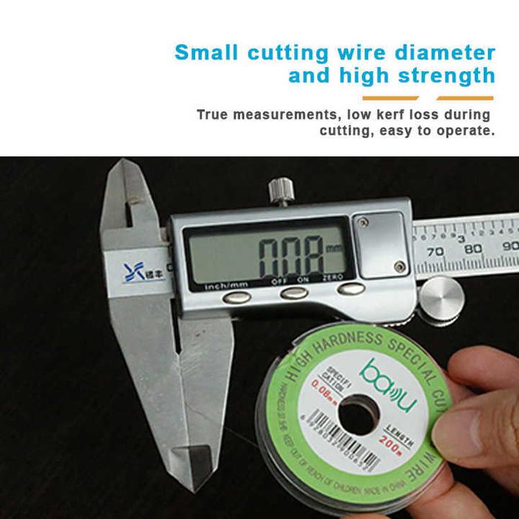 BAKU 0.06mm 200m/329ft Carbon Steel Screen Separator Cutting Wire for Smartphone & Tablet LCD Screen Repair - Separation Equipment by BAKU | Online Shopping UK | buy2fix
