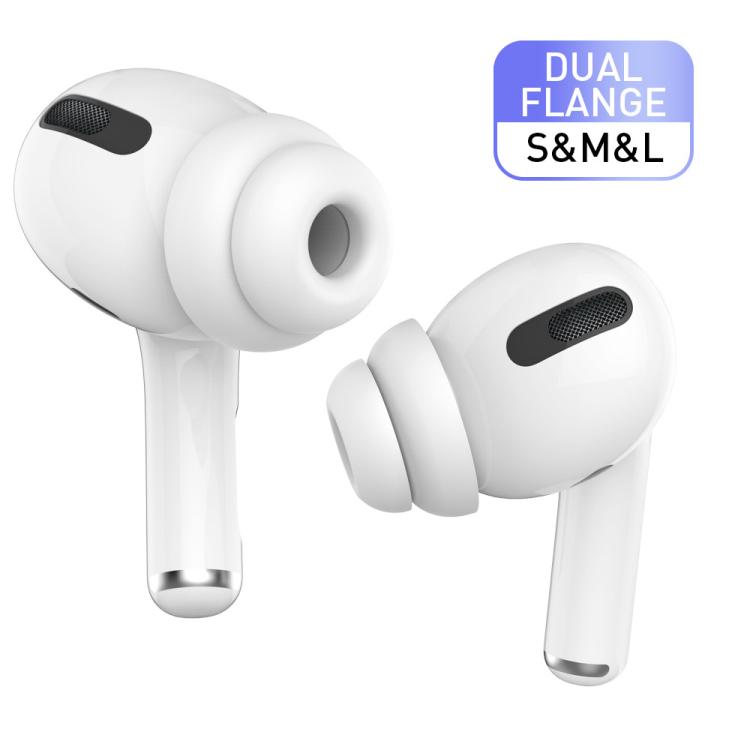 For AirPods Pro / Pro 2 AhaStyle PT99-2 Earphone Silicone Earbuds, Size: S+M+L(White) - Anti-dust & Ear Caps by AhaStyle | Online Shopping UK | buy2fix