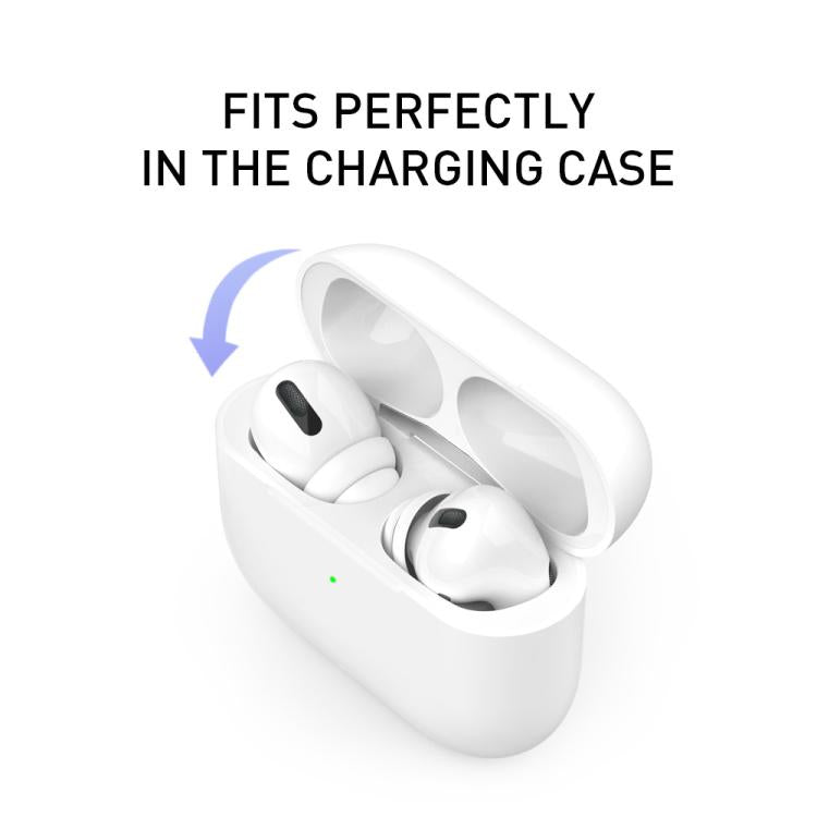 For AirPods Pro / Pro 2 AhaStyle PT99-2 Earphone Silicone Earbuds, Size: M(White) - Anti-dust & Ear Caps by AhaStyle | Online Shopping UK | buy2fix