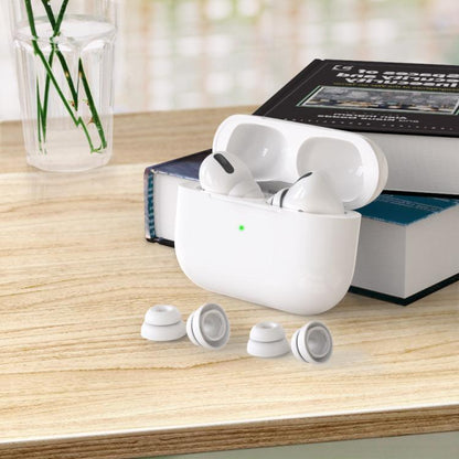 For AirPods Pro / Pro 2 AhaStyle PT99-2 Earphone Silicone Earbuds, Size: S+M+L(White) - Anti-dust & Ear Caps by AhaStyle | Online Shopping UK | buy2fix