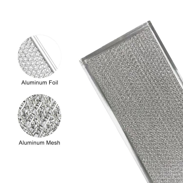 2pcs /Pack W10535950 Microwave Grease Filter Replacement Parts 11 X 6-1/4 Inch - Microwave Oven Parts by buy2fix | Online Shopping UK | buy2fix