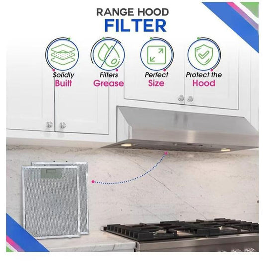 For Broan SB08087294 Range Hood 2pcs /Pack Filter 298 X 239 X 9mm - Range Hood Parts by buy2fix | Online Shopping UK | buy2fix