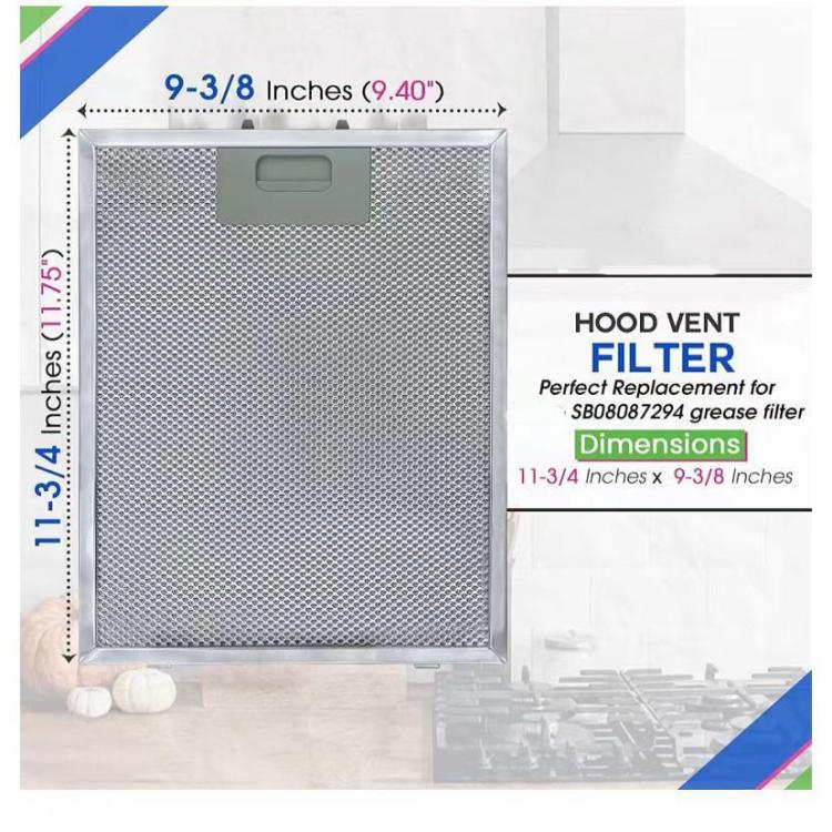 For Broan SB08087294 Range Hood 2pcs /Pack Filter 298 X 239 X 9mm - Range Hood Parts by buy2fix | Online Shopping UK | buy2fix
