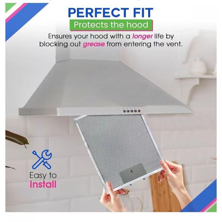 For Broan SB08087294 Range Hood 2pcs /Pack Filter 298 X 239 X 9mm - Range Hood Parts by buy2fix | Online Shopping UK | buy2fix