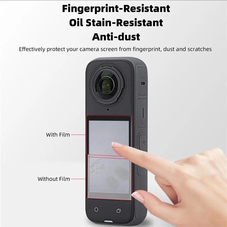 For Insta360 X5 / X4 2sets Sunnylife Curved Tempered Film HD Anti-Explosion Anti-Drop Scratch Protective Film - Protective Film & Stickers by Sunnylife | Online Shopping UK | buy2fix