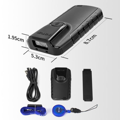NETUM E800 2D QR Barcode Cell Phone Back Clip Portable Wireless Bluetooth Scanner - Portable Scanner by NETUM | Online Shopping UK | buy2fix