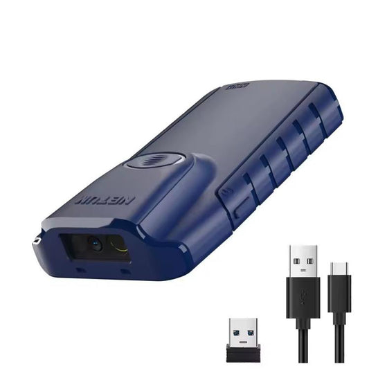 NETUM E950 Cell Phone Back Clip Portable 1/2 Code Wireless Bluetooth Scanner - Portable Scanner by NETUM | Online Shopping UK | buy2fix