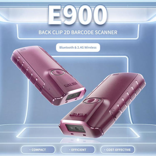 NETUM E900 Cell Phone Back Clip Portable 1/2 Code Wireless Bluetooth Scanner - Portable Scanner by NETUM | Online Shopping UK | buy2fix