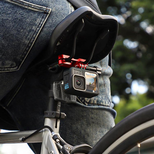 Sunnylife ZJ942 Sports Camera Bike Seat Mount Cycling Bracket(Black) - Mount & Holder by Sunnylife | Online Shopping UK | buy2fix