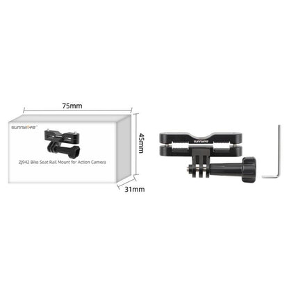 Sunnylife ZJ942 Sports Camera Bike Seat Mount Cycling Bracket(Black) - Mount & Holder by Sunnylife | Online Shopping UK | buy2fix