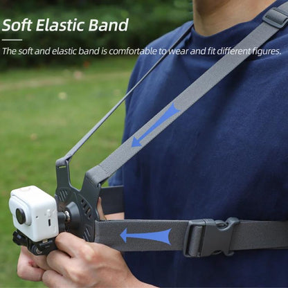 Sunnylife XD742 360 Degree Universal Sports Camera Chest Strap Mount(Gray) - Chest Belt by Sunnylife | Online Shopping UK | buy2fix