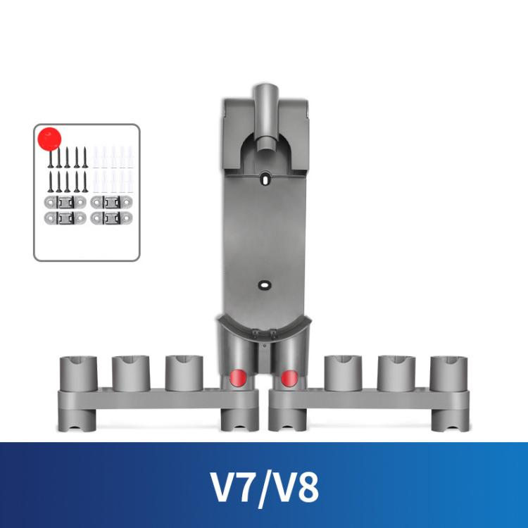 For Dyson V7 / V8  Vacuum Cleaner Wall Mount Storage Rack Accessory Holder Holds Up to 10 Attachments - For Dyson Accessories by buy2fix | Online Shopping UK | buy2fix