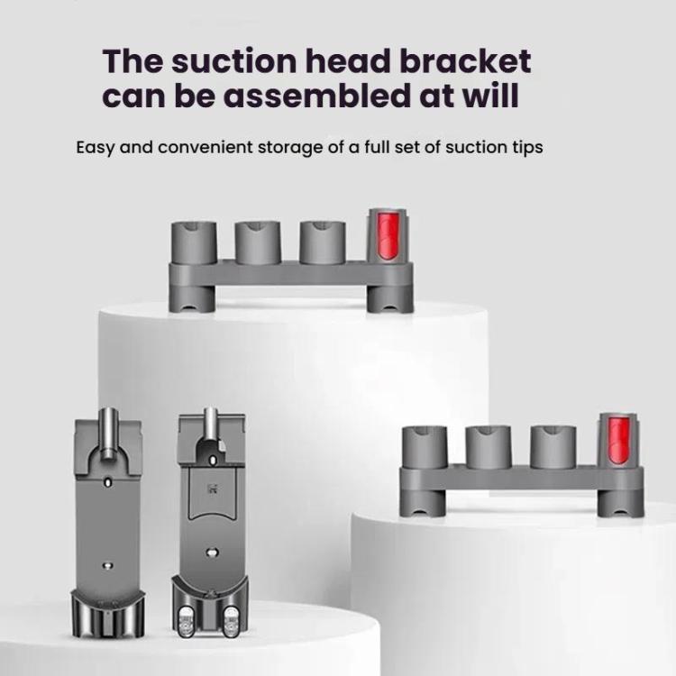 For Dyson V7 / V8  Vacuum Cleaner Wall Mount Storage Rack Accessory Holder Holds Up to 10 Attachments - For Dyson Accessories by buy2fix | Online Shopping UK | buy2fix