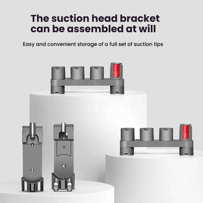 For Dyson V10 Slim Vacuum Cleaner Wall Mount Storage Rack Accessory Holder Holds Up to 10 Attachments - For Dyson Accessories by buy2fix | Online Shopping UK | buy2fix