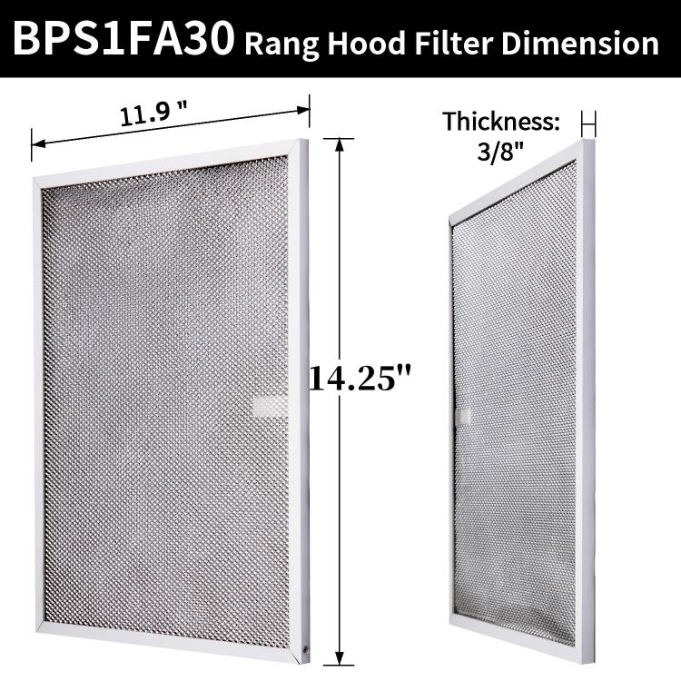For Broan BPS1FA30 QS1 99010299 Range Hood 2pcs /Pack Grease Filter Replacement Parts - Range Hood Parts by buy2fix | Online Shopping UK | buy2fix