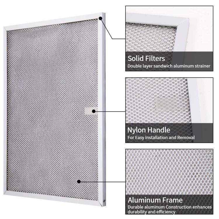 For Broan BPS1FA30 QS1 99010299 Range Hood 2pcs /Pack Grease Filter Replacement Parts - Range Hood Parts by buy2fix | Online Shopping UK | buy2fix