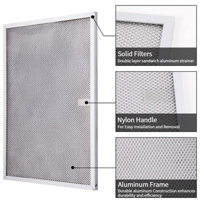 For Broan BPS1FA30 QS1 99010299 Range Hood 2pcs /Pack Grease Filter Replacement Parts - Range Hood Parts by buy2fix | Online Shopping UK | buy2fix