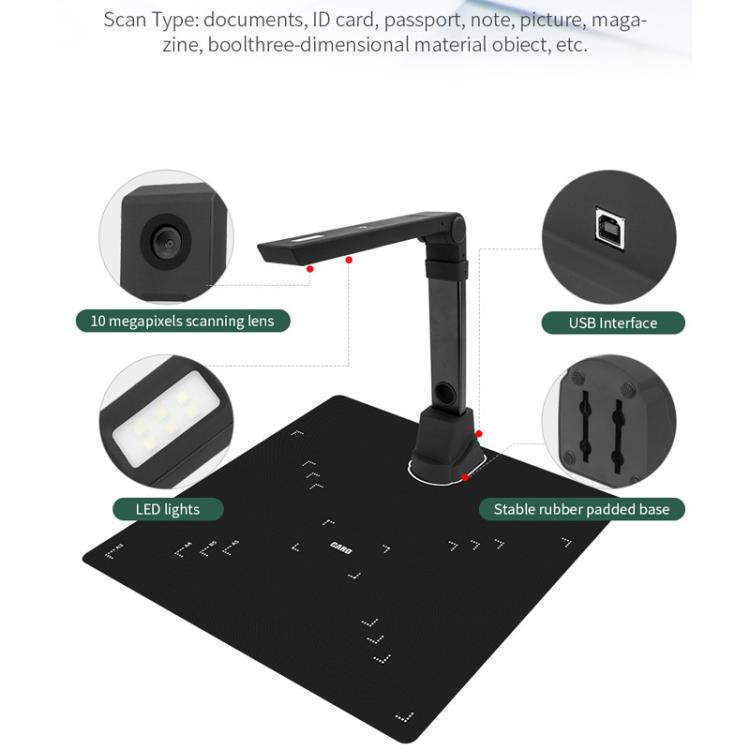 NETUM 12MP Auto-Focus Document Camera Scanner For A3/A4 Size HD Scanning For Books, Photos & Office - Barcode Scanner by NETUM | Online Shopping UK | buy2fix
