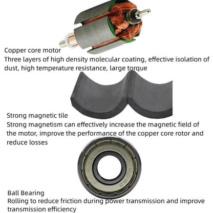 12V 5000RPM 795 Dual Ball DC Motor Juicer Pump High Torque Motor - Juicer Parts by buy2fix | Online Shopping UK | buy2fix