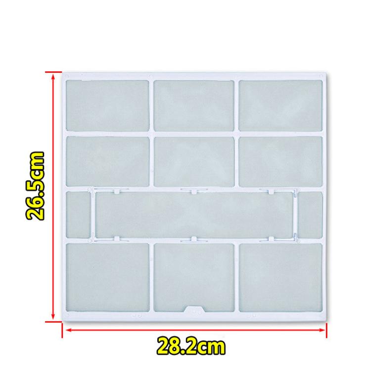 28.2x26.5cm Filter Mesh For Midea Air Conditioner Replacement 1/1.5/2 HP Wall-Mounted Indoor Units - Air Conditioner Parts by buy2fix | Online Shopping UK | buy2fix