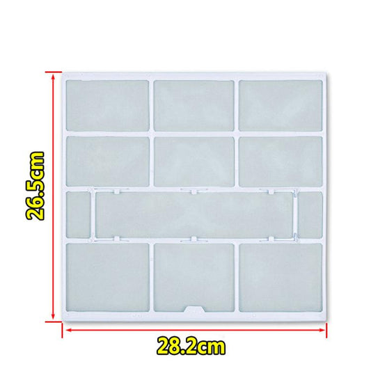28.2x26.5cm Filter Mesh For Midea Air Conditioner Replacement 1/1.5/2 HP Wall-Mounted Indoor Units - Air Conditioner Parts by buy2fix | Online Shopping UK | buy2fix