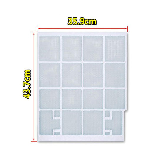 35.9x43.7cm Filter Mesh For Midea Air Conditioner Replacement 1/1.5/2 HP Wall-Mounted Indoor Units - Air Conditioner Parts by buy2fix | Online Shopping UK | buy2fix