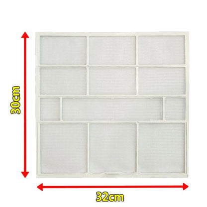 32x30cm Filter Mesh For Midea Air Conditioner Replacement 1/1.5/2 HP Wall-Mounted Indoor Units - Air Conditioner Parts by buy2fix | Online Shopping UK | buy2fix
