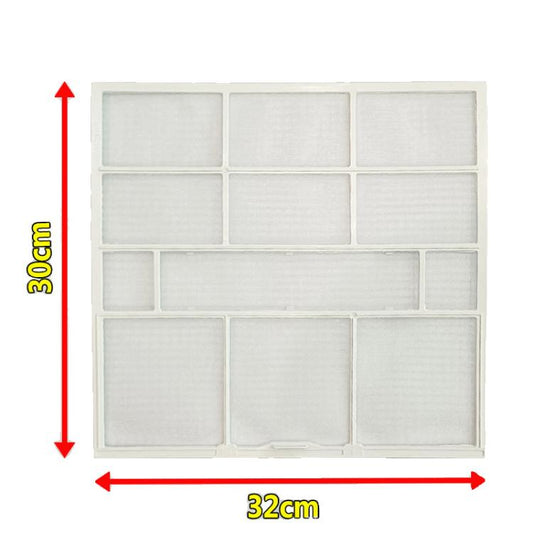 32x30cm Filter Mesh For Midea Air Conditioner Replacement 1/1.5/2 HP Wall-Mounted Indoor Units - Air Conditioner Parts by buy2fix | Online Shopping UK | buy2fix