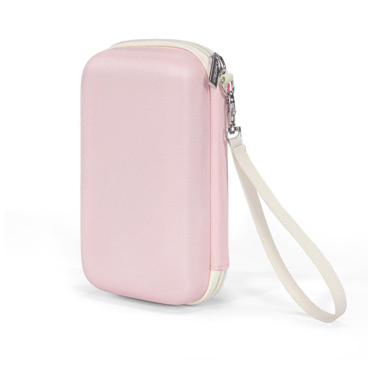 Cwatcun D204 Small Convenient Microslice Storage Bag Compact Digital Camera Waterproof Hard Case(Pink) - Protective Case by Cwatcun | Online Shopping UK | buy2fix
