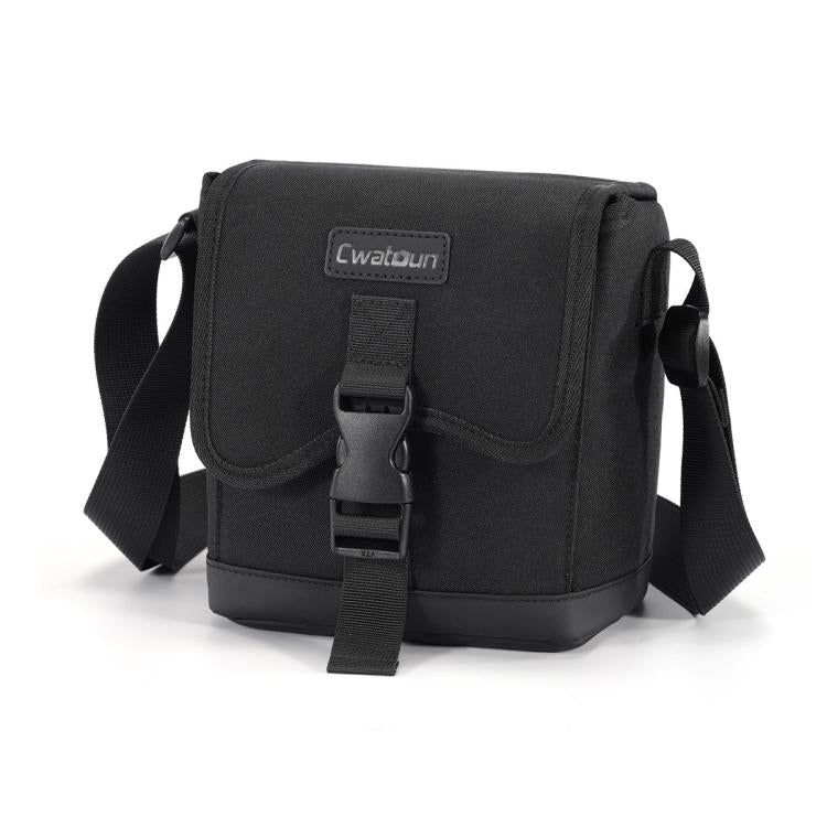 Cwatcun D186 Small Anti-scratch Lightweight Camera Shoulder Bag Camera Portable Crossbody Storage Bag(Black) - Strap Satchel by Cwatcun | Online Shopping UK | buy2fix