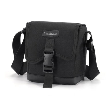 Cwatcun D186 Small Anti-scratch Lightweight Camera Shoulder Bag Camera Portable Crossbody Storage Bag(Black) - Strap Satchel by Cwatcun | Online Shopping UK | buy2fix