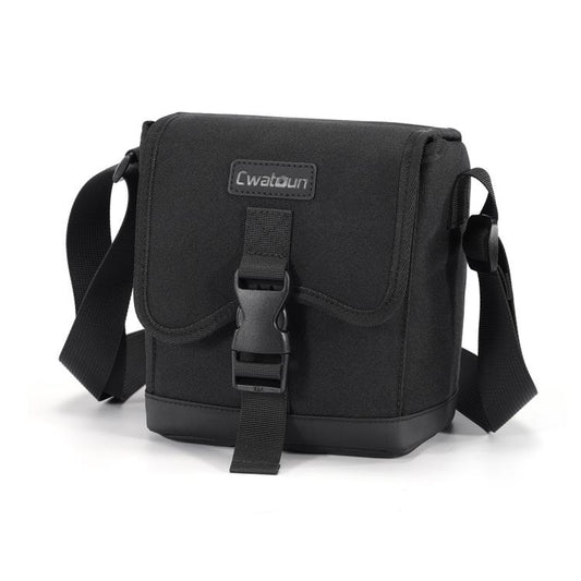 Cwatcun D186 Small Anti-scratch Lightweight Camera Shoulder Bag Camera Portable Crossbody Storage Bag(Black) - Strap Satchel by Cwatcun | Online Shopping UK | buy2fix
