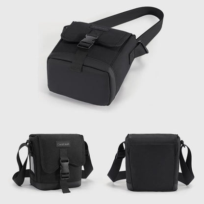 Cwatcun D186 Small Anti-scratch Lightweight Camera Shoulder Bag Camera Portable Crossbody Storage Bag(Black) - Strap Satchel by Cwatcun | Online Shopping UK | buy2fix