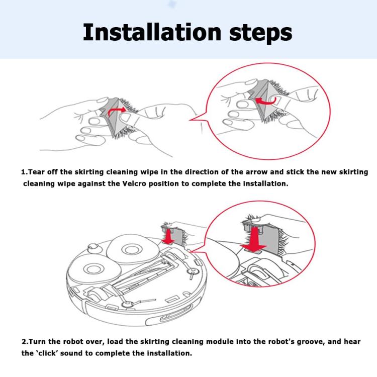 For NARWAL Xiaoyao 001 / J4 / J4 Lite / J3 / J2 / J1 Mop Baseboard Rag Sweeping Robot Accessories - For NARWAL Accessories by buy2fix | Online Shopping UK | buy2fix