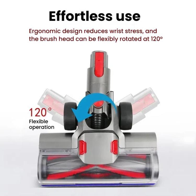 For Dyson V7/V8/V10/V11 Vacuums High-Torque Motorized Carpet Brush Head with 6 Green LEDs - For Dyson Accessories by buy2fix | Online Shopping UK | buy2fix