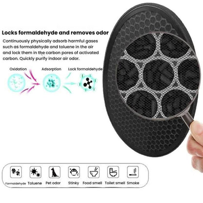 For LG PS-309WI / AS-401WWJ1 / AS401WWL2 2pcs Oval Air Purifier Filter - Air Purifiers Parts by buy2fix | Online Shopping UK | buy2fix